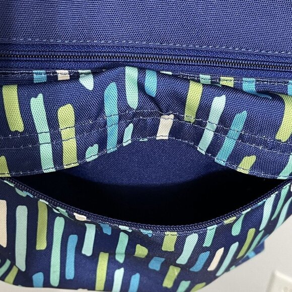 VERA BRADLEY Katalina Showers Backpack In Blue/Green - Picture 7 of 11